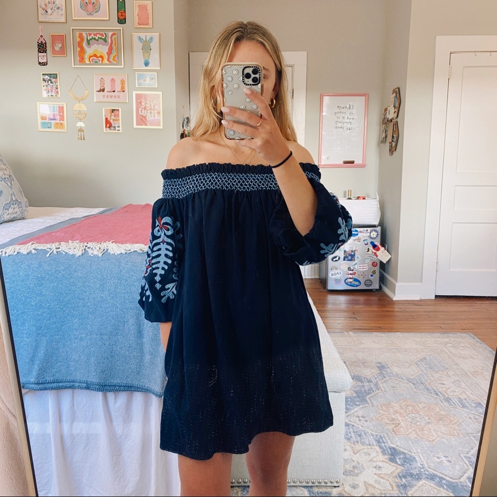 Zara Off the Shoulder Dress